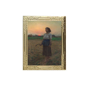 The Song of the Lark by Jules Breton Art Frame Pin - Museum Souvenir Fine Art Lapel Pin